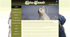 Desktop Screenshot of kybrakennels.ca